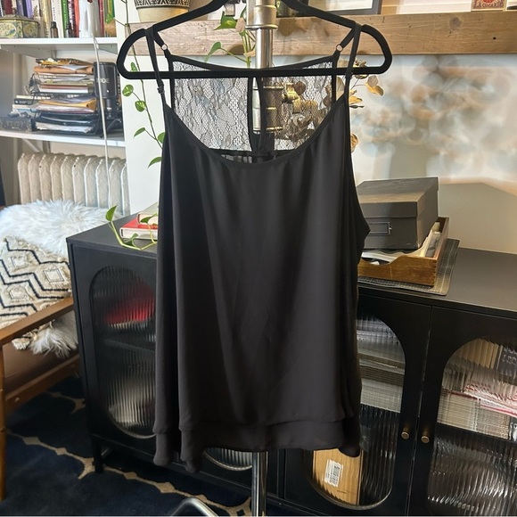 Torrid Georgette Lace Back Cami Top - Picture 1 of 7
